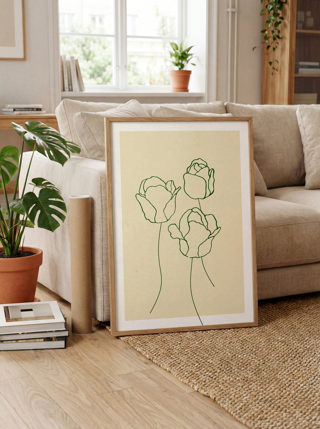 Tulips Green