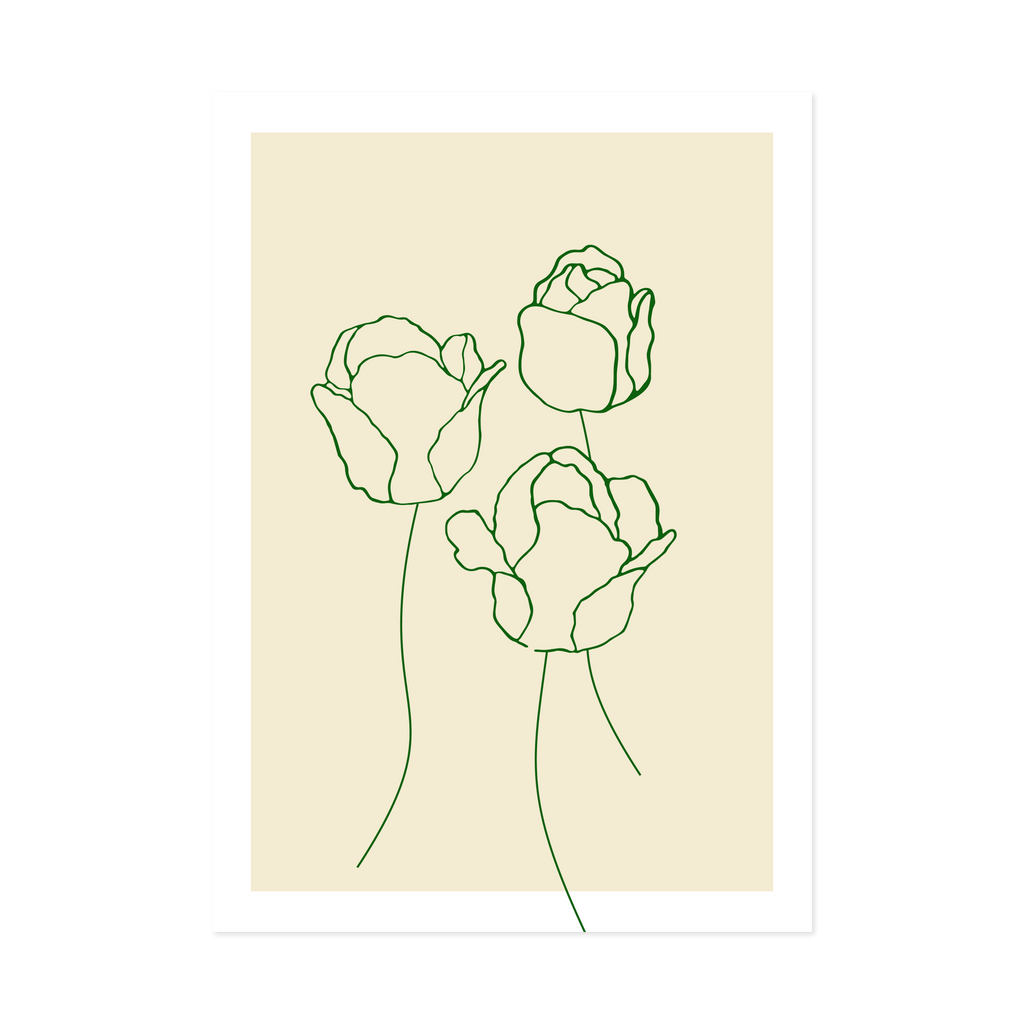 Tulips Green