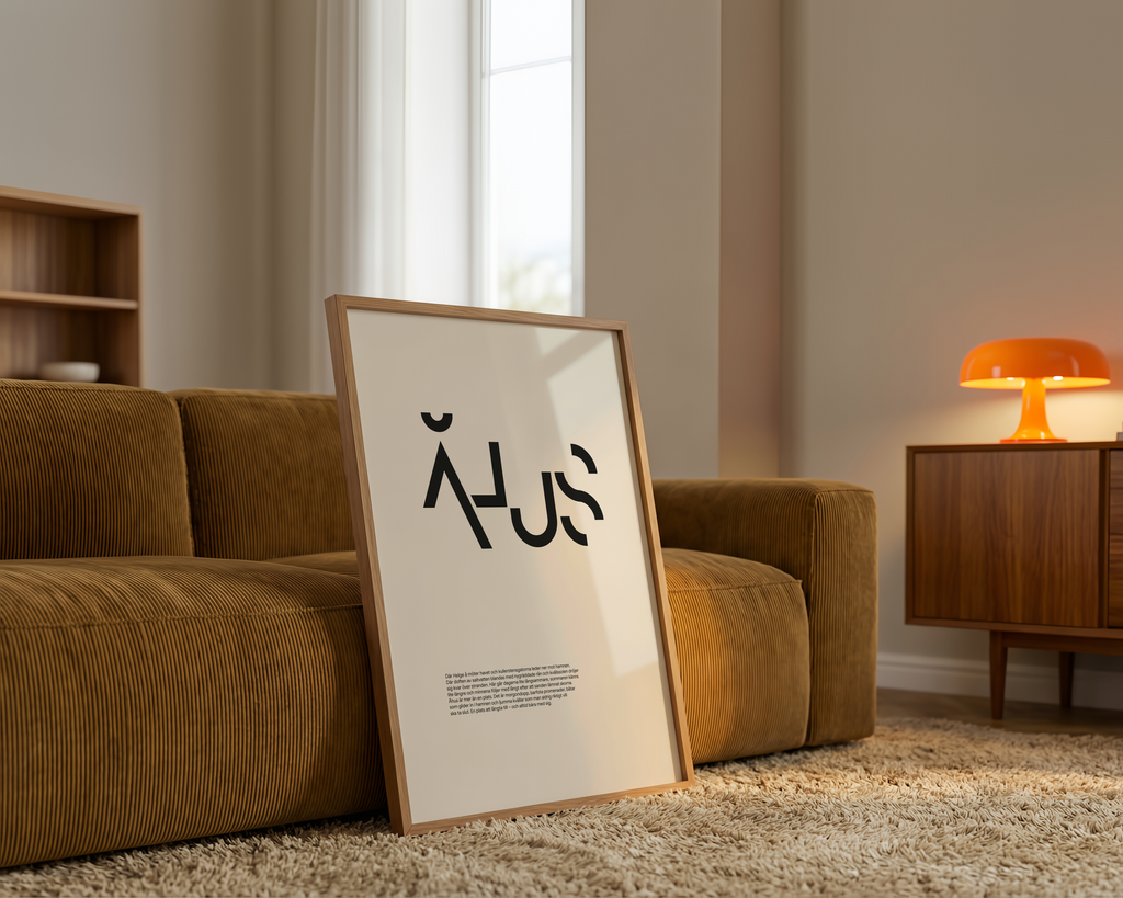 Åhus Typo Black