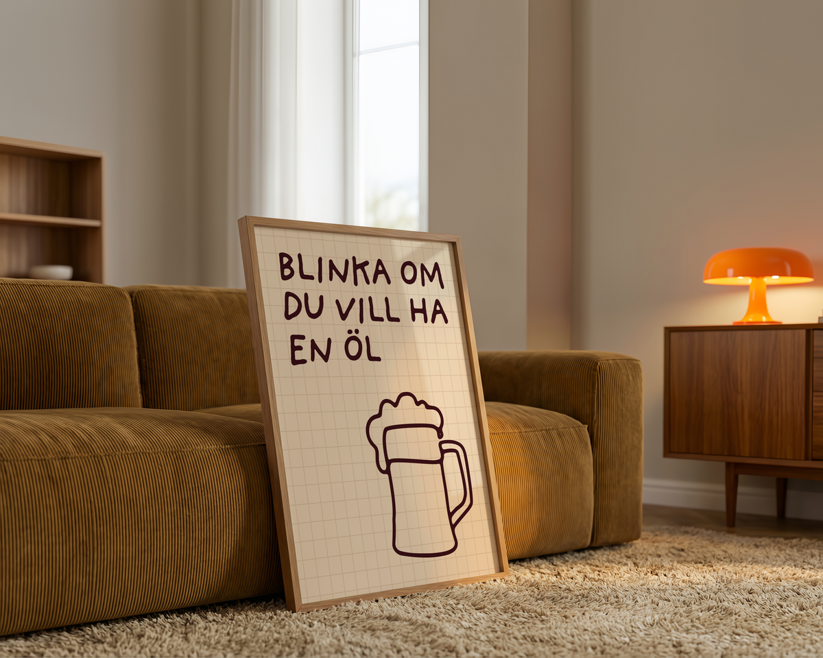 Blinka för en öl