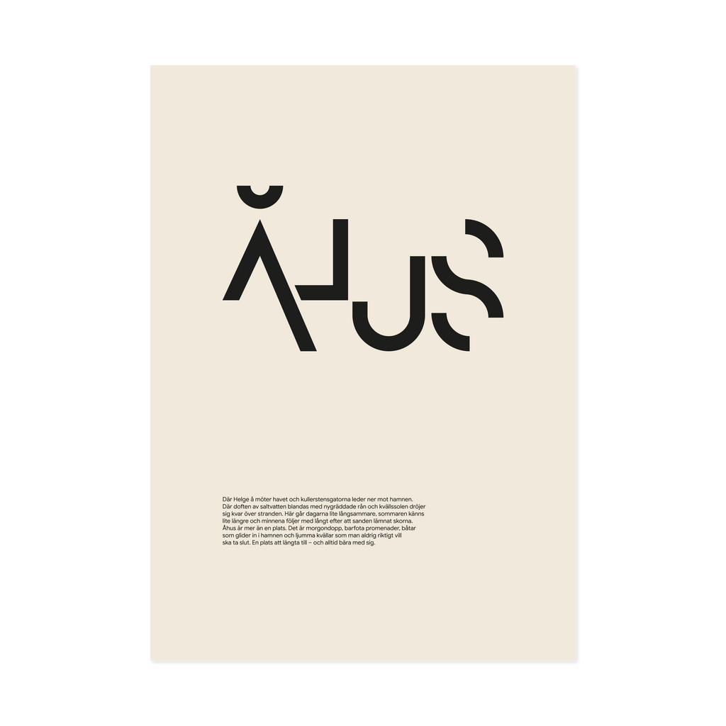 Åhus Typo Black